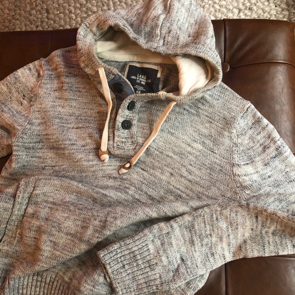 H&M men’s but I wore as women’s sweatshirt